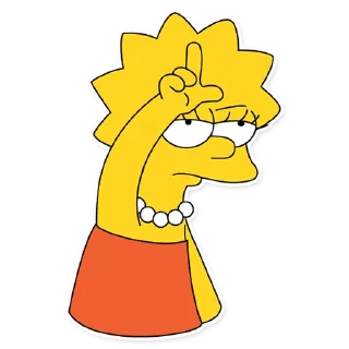 Sticker 🙄 Lisa Simpson