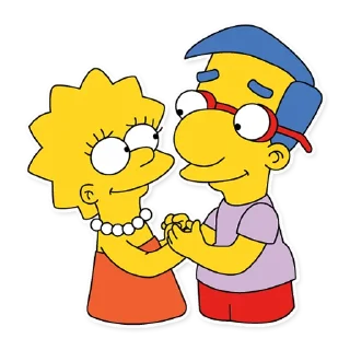 Sticker 💑 Lisa Simpson