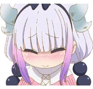 Sticker 😚 Kanna Kamui