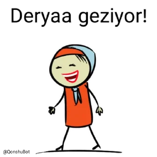 Sticker 🚶‍♂️ Deryaa @Qonshubot