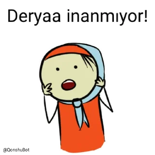 Sticker 😱 Deryaa @Qonshubot