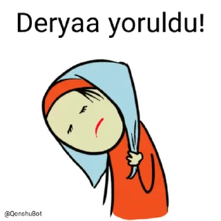 Sticker 😣 Deryaa @Qonshubot