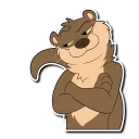 Sticker 😏 Otter!