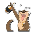 Sticker 🍻 Otter!