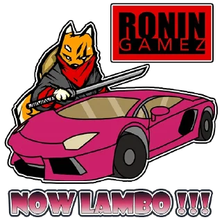 Sticker 😻 Ronin Gamez Cool Stickers