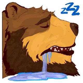 Video sticker 😴 GrizzlyBjörn