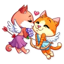 Sticker 😽 Cupid Cat