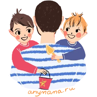 Sticker 👦 Little Brothers by Anymama.ru