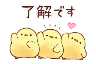 Video sticker 💪 Soft and Cute Chicks Animation @softandqt