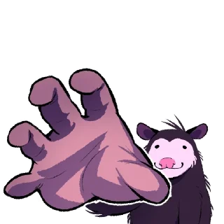 Sticker 🖐 Opossum pack