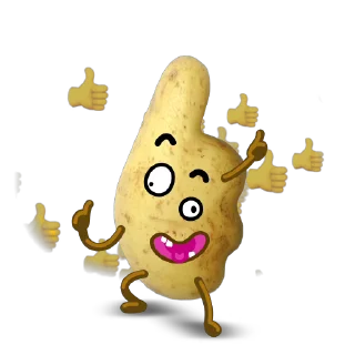 Video sticker 👍 Potato