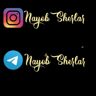 Sticker Ⓜ️ Nayob She'rlar