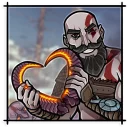 Sticker ❤️ God of War