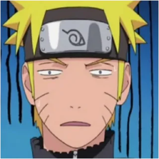 Sticker 😨 Naruto face