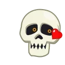 Video sticker 😘 Skull