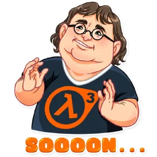 Sticker 🤥 Gabe Newell