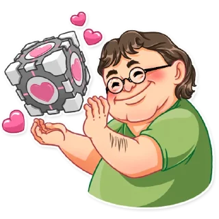 Sticker 😘 Gabe Newell