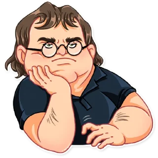 Video sticker 😑 Gabe Newell