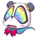 Sticker 🌈 Panda Chan