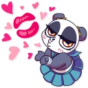 Sticker 💋 Panda Chan