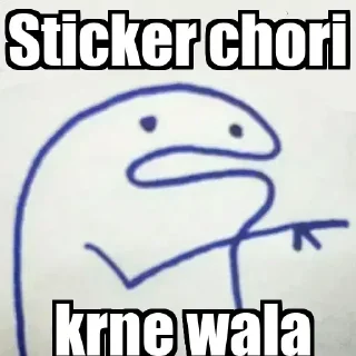 Sticker 🙄 Tu wahi haina @chiragst