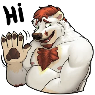 Sticker 👋 Dalik/OlmoTheBear