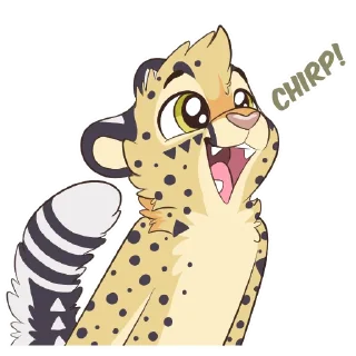 Sticker 🎵 Sage Cheetah