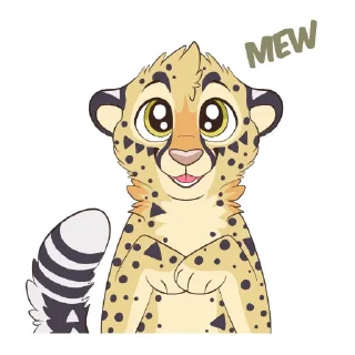 Sticker 😊 Sage Cheetah