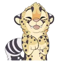 Sticker 👅 Sage Cheetah