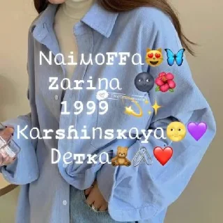 Video sticker 💜 Zarina by @StikerYaratishbot