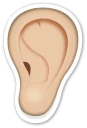 Sticker 👂 Emoji_V1.1 By Carlosartugo