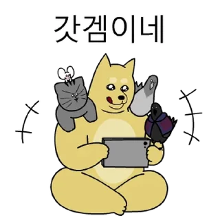 Video sticker 💬 까를로스와 짐승친구들! By @KakaoEmoticon