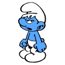 Sticker 😡 Smurf