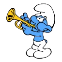 Sticker 🎺 Smurf