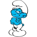 Video sticker 😏 Smurf