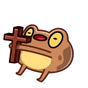 Video sticker 😱 Disgruntled Toad