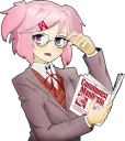 Video sticker 📕 Anime girls holding leftist books