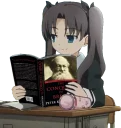 Sticker 📕 Anime girls holding leftist books