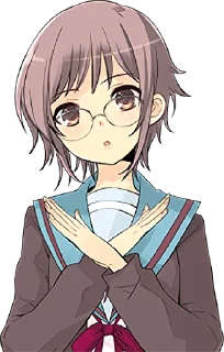 Video sticker ❌ The Melancholy of Haruhi Suzumiya :: @line_stickers