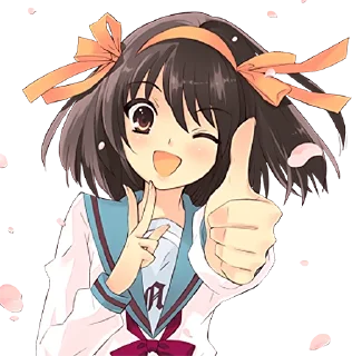 Sticker 👍 The Melancholy of Haruhi Suzumiya :: @line_stickers