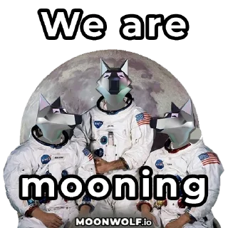 Sticker 🌕 MOONWOLF.io