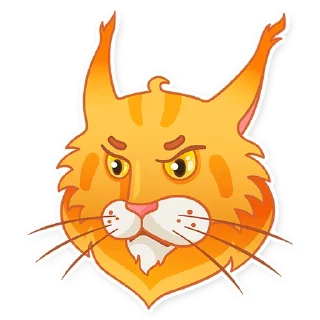 Sticker 😠 Kaiser Maine Coon