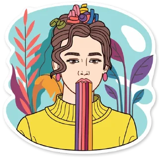 Sticker 🤮 DrawuApp