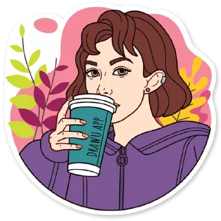 Sticker ☕ DrawuApp