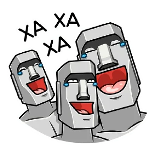 Sticker 😁 Моаи Стоун (@TgSticker)