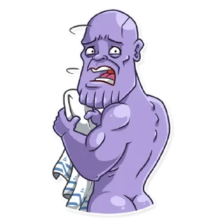 Sticker 😨 Thanos