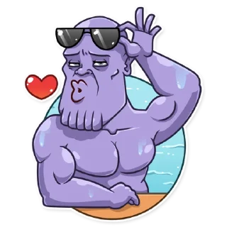 Video sticker 😘 Thanos