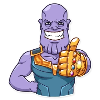 Video sticker 👍 Thanos