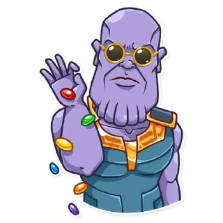 Sticker 😎 Thanos