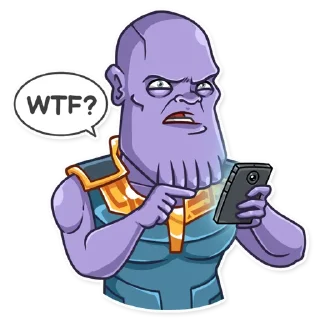 Sticker 🤨 Thanos